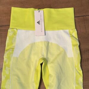 New Stella McCartney XS bright yellow Leggings